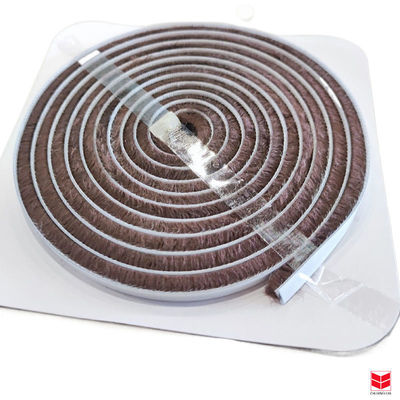 6.8*5/6/7/8 Brush Pile Seal Strip For Door And Window Modern Design Pile Height 3-25mm Width 3-50mm