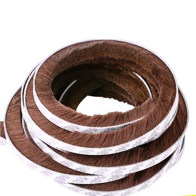 CLJ Aluminium Doors Windows Wool Pile Brush Weather Striping with Fin Dust Protector BLACK/GRAY/BROWN/WHITE/OTHER 100%PP