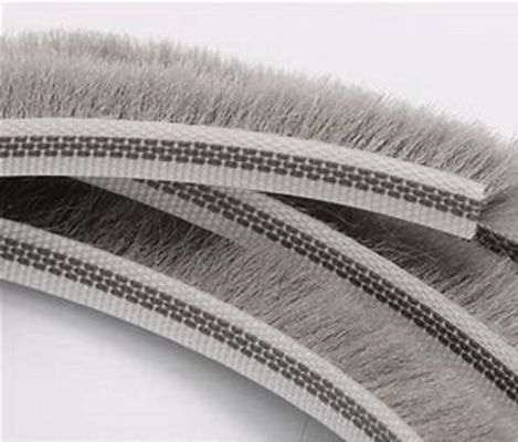 3-25mm Pile Height Door Seal Strip Modern Design with 3-50mm Width and Apposite Wool Weather Stripping