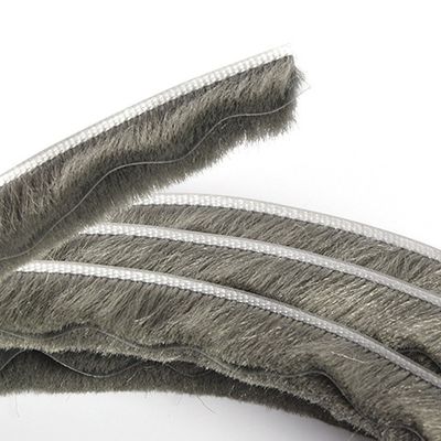 Wool Pile Waterproof Brush Gasket Weather Seal Door And Window Sealing Strip For Apartments