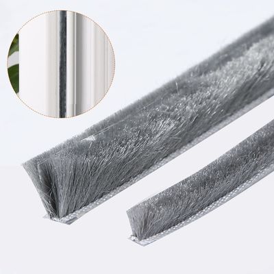 PP Wool Pile Weather Strip Brush for Sliding Doors in Black/Gray/Brown/White/Other Colors